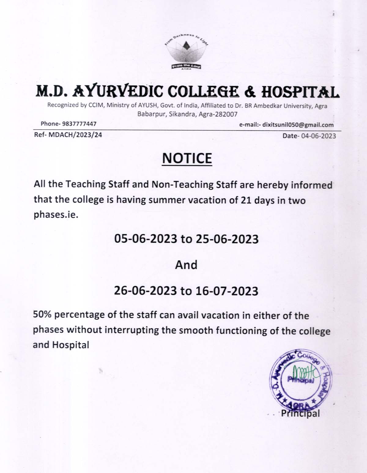 M.D. Ayurvedic College